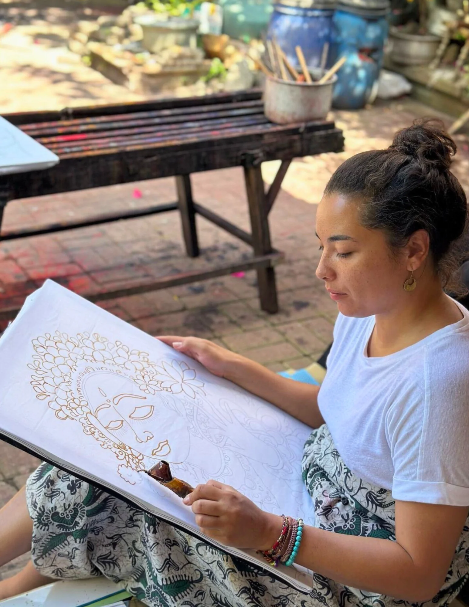 バティックペインティングクラス