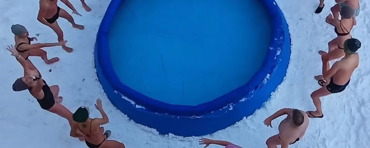 氷と雪の中で、冷たさ、ぬくもり、呼吸 — ヘレナ・ヘフティとともに