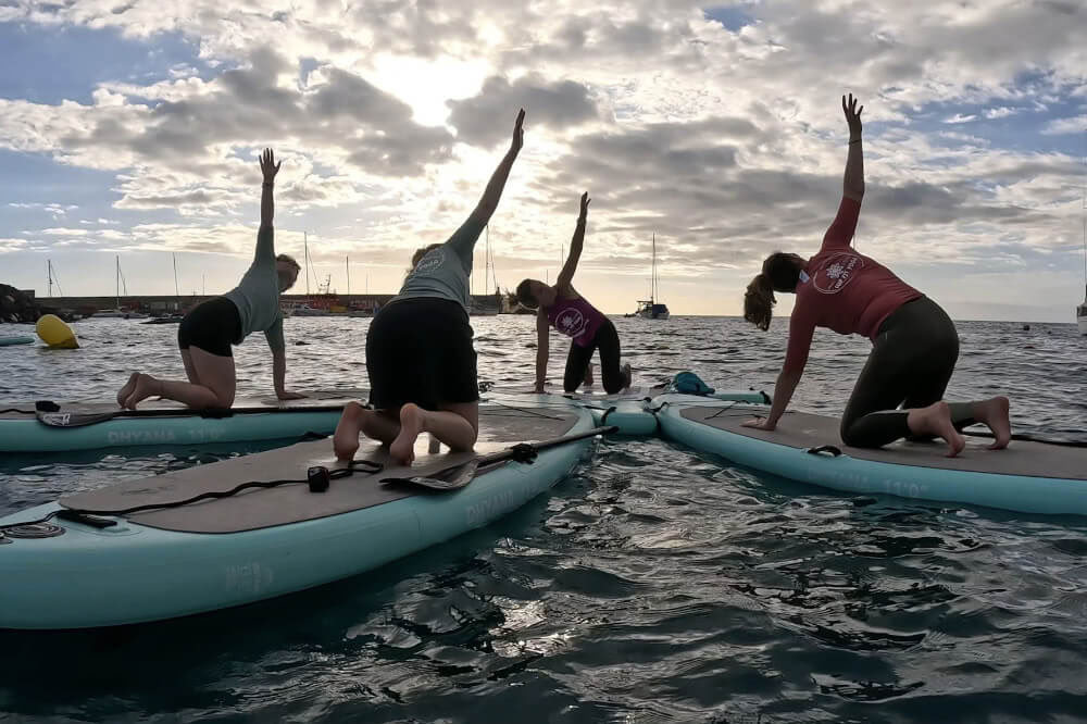グラン・カナリア島でのパドルボード（SUP）とヨガリトリート