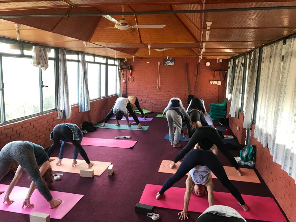ãããŒã«ã§ã®ãšã¬æå°è
逿è¬åº§ïŒSalamba YogaïŒ