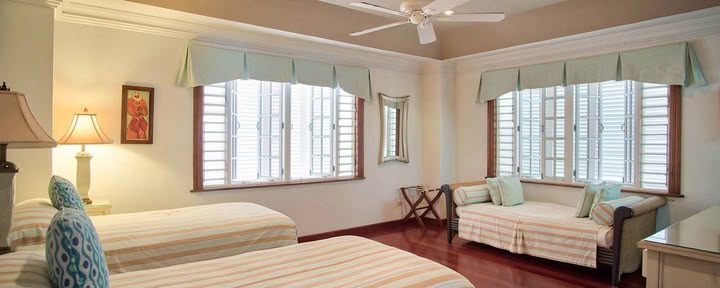 3 Twin Beds Upstairs