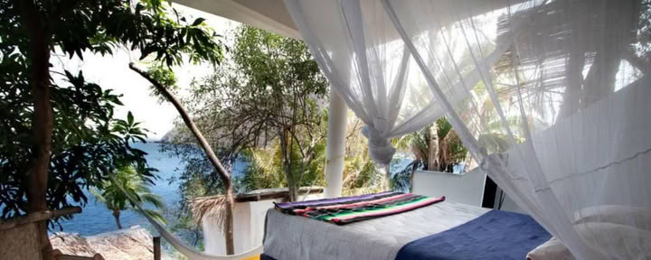 Single Occupancy Suite with 1 Queen bed, Open Air, Ocean view